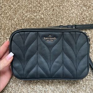 Kate Spade black leather crossbody
